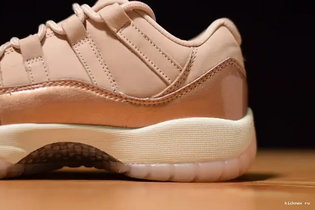Rep Kickmax Gold 11 Air Jordan GS AH7860-105 Rose Low 0403